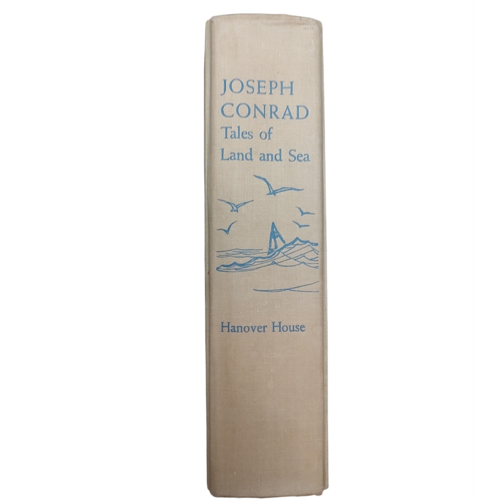 Vintage 1953 Tales of Land and Sea Joseph Conrad Hardcover Book NO DUST JACKET